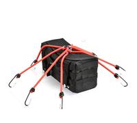 Elastic Rope with Hooks - 8-Way Non-Slip Motorcycle Tie Down Straps | Securing Cord | 8-Way Adjustable, 2.5x Stretch, for Bicycles Roof Racks Kayaks Cargo Securing