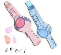 Elastic Smog Bubble Machine with Portable Bubble Blower, for Boys and Girls, Smog Bubbles Blower, Portable Bubbles Maker, for Birthday Parties (MIX)