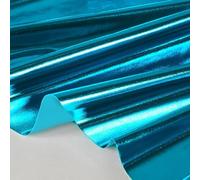 Elastica della stagnola che timbra l'oro e l'argento hanno lavorato a maglia Spandex per la moda e la decorazione domestica (blu del