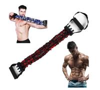 Elastica di resistenza a 3 fori in lattice naturale ed espansore toracico, fasce elastiche regolabili a 3 vie per allenamento addominali e allenamento completo del corpo, fasce di resistenza portatili