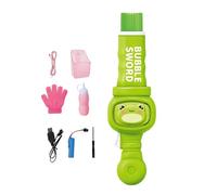 elastica per bolle: produttore portatile di bolle di , macchina per nebulizzazione, giocattolo per feste per bambini con luce e musica, produttore di magia