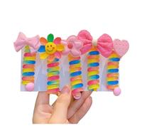 Elastici a Spirale per Capelli 5 pezzi/set porta coda di cavallo a forma filo telefonico for bambini, cravatta colorata, fasce for capelli for ragazze alla moda