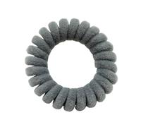 Elastici a Spirale per Capelli 5 pz/pacco Velluto Bobina del Telefono Fasce for Capelli Delle Donne A Spirale Legami Dei Ragazze Anelli Corda di Colore Solido Accessori for Scrunchy(Gray)