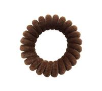 Elastici a Spirale per Capelli 5 pz/pacco Velluto Bobina del Telefono Fasce for Capelli Delle Donne A Spirale Legami Dei Ragazze Anelli Corda di Colore Solido Accessori for Scrunchy(Brown)