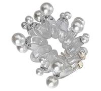Elastici a Spirale per Chioma Donna Bianchi in Plastico