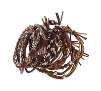 Elastici Braccialetti Boho per Coda di Cavallo Donna | Stile Vintage Intrecciato, Lega e Nailon, per Ricci e Uso Quotidiano, senza Segni sui Chioma