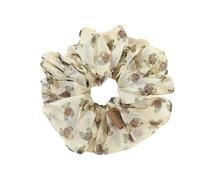 Elastici capelli 2pc Oversized Printed Chiffon High Elastic Hair Rope Sweet Fabric Scrunchies Accessories(Color4)