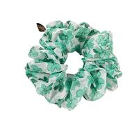 Elastici capelli 2pc Oversized Printed Chiffon High Elastic Hair Rope Sweet Fabric Scrunchies Accessories(Color5)