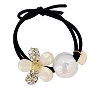 Elastici Capelli 5pcs Versione Coreana Anello Dei Capelli Delle Donne Della Corda Dei Capelli Del Doppio Filo Legato Testa A Sfera Scrunchies Per Capelli