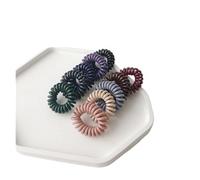 Elastici Capelli a Spirale 10 pezzi ragazza elastico copricapo fascia anti-telefono linea anello for capelli versione femminile for accessori for corda(Style-3)