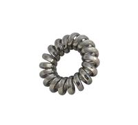 Elastici Capelli a Spirale 5 pezzi fasce elastiche for capelli multicolori forma a spirale coda di cavallo fascette for elastico for gomma corda for filo telefonico accessori for(Black)