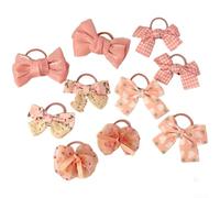 Elastici Capelli Bambini Elasticità No Danni Elastici Capelli | Materiale misto ad elasticità, tiene fermo scivolare durante il attivo(Pale Pink)