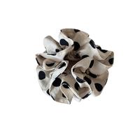 Elastici Capelli Donna 1pc Double-layer Polka Dot Fungus Side Large Intestine Scrunchie, Elegant Tied Buns And Ponytails Head Rope For Daily(1pc white)