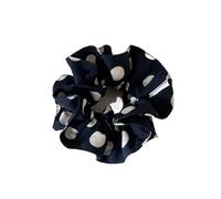 Elastici Capelli Donna 1pc Double-layer Polka Dot Fungus Side Large Intestine Scrunchie, Elegant Tied Buns And Ponytails Head Rope For Daily(1pc black)