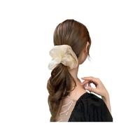 Elastici Capelli Donna 1pcs Fresh Mesh Large Intestine Hair Rings - Floral Dots Head Rope Academy Wind Elastic Band Hair Accessories(FCCQ-24X23)