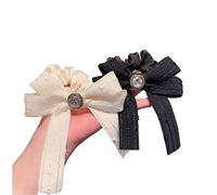 Elastici Capelli Donna 2 Pezzi Strass Nodo Fiocco Scrunchies Capelli Cavallo Accessori Per Capelli Per Ragazze Elastico Capelli Donna