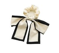 Elastici Capelli Donna 2pc Floral Hair Bands Bow Scrunchies Pontail Double-deck Scarf Ties Accessories Hairband Party per Accessori(Color16)