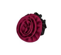 Elastici Capelli Donna 2pcs Vintage Polka Dot Rose Flower Band Exquisite High Elastic Red Rose Ponytail Hair Rope Ball Head Hair Accessoires(Color 4)