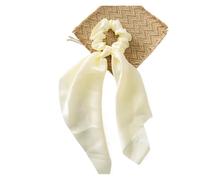 Elastici Capelli Donna 3 pezzi di corda for capelli lunga in raso annodata con elastico for da donna, sciarpa for coda cavallo, fascia elastica for(Color 10)