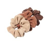 Elastici Capelli Donna 3 pezzi di elastico for capelli in velluto a coste, set elastici for, fasce for a coda cavallo, copricapo(K color)