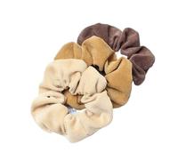 Elastici Capelli Donna 3 pezzi di elastico for capelli in velluto a coste, set elastici for, fasce for a coda cavallo, copricapo(C color)