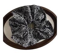 Elastici Capelli Donna 3pc Leopard Print Oversized Scrunchie For Women Elastic Big Hair Tie Girls Black Rubber Bands Retro Rope per Accessori(Color 6)