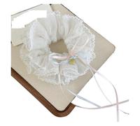 Elastici Capelli Donna Adorable Ballet Girl Pink Blue Silk Ribbon Bow Polka Dot Lace Colon Hair Ring Sweet Little Fairy Hair Rope Headband Set