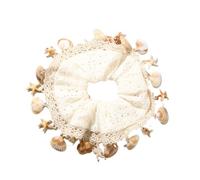 Elastici Capelli Donna Beach Lace Crochet Hair Scrunchies