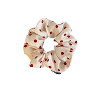 Elastici Capelli Donna Dot Plaid Scrunchies Women Girls Elastic Hair Rubber Bands Accessories Tie Hair Ring Rope Headdress Headwear Ornament(Red Dot)