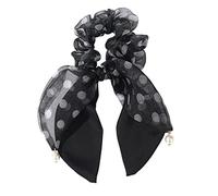 Elastici Capelli Donna Scrunchies Cravatte Per Capelli Scrunchy In Raso Di Seta, Supporto Per Di Cavallo Elastico Per Capelli Con Orecchie Da Coniglio Elastico Capelli Donna(A)