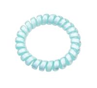 Elastici Capelli Spirale 5 pezzi di colore luminoso linea telefonica anello for capelli elastico morbido for le donne accessori coda di cavallo copricapo Scrunchie femminile Per Capelli Spessi(Turquoi
