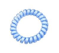 Elastici Capelli Spirale 5 pezzi di colore luminoso linea telefonica anello for capelli elastico morbido for le donne accessori coda di cavallo copricapo Scrunchie femminile Per Capelli Spessi(Blue)