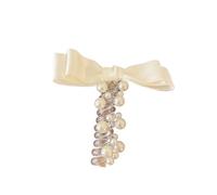 Elastici Capelli Spirale Dolce elastico a spirale brillante perla filo telefonico fascia for capelli bowknot coda di cavallo treccia testa corda for capelli in gomma accessori donna Per Capelli Spessi
