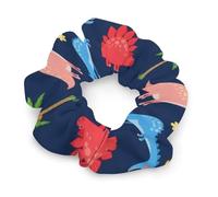Elastici casual per capelli da donna, elastici sottili che non danneggiano i capelli, simpatici dinosauri dei cartoni animati, fermacoda, accessori per capelli