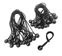 Elastici con Pallina, 30 Pezzi Bungee Ball, Tenditori Elastici con Sfera, Corda Elastica per Tendoni, Fissaggio Tende e Banner