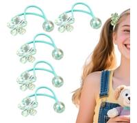 Elastici Da Capelli Per Bambini,5 Pezzi Antiscivolo Acrilico Senza | Camelia fascette per capelli da bambina | per, Calze della Befana, Acconciatura Quotidiana, Spettacolo di Danza e Feste