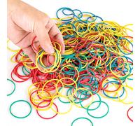 Elastici di vari colori, resistenti al calore ed ecologici, estensibili e riutilizzabili per progetti in casa, ufficio e scuola, perfetti
