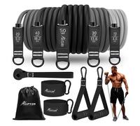 Elastici Fitness, Bande Elastiche Fitness Con Maniglie E 5 Livelli Di Bande Di R