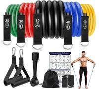 Elastici Fitness, Elastico Fitness 5 Livelli Di Bande Elastiche Palestra Con Anc