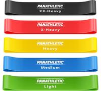 Elastici Fitness, Set Di 5 Bande - 5 Livelli Di Resistenza, Guida Agli Esercizi,
