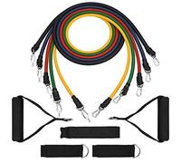 Elastici Fitness Set Fasce di Resistenza 5 Bande Elastiche Bicipiti Elastici da
