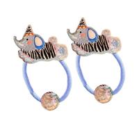 Elastici flessibili in poliacrilato per bambini, adorabili fasce per capelli a forma di animale, accessori lisci per code di cavallo e trecce, decorazioni per capelli orientate agli animali