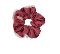 Elastici for capelli elastici for ragazze, in pizzo floreale, 10 pezzi per donne o ragazze(Rose red)