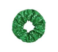 Elastici for capelli glitterati con paillettes scintillanti da 4,3 pollici | Corde Fasce elastiche colorate Accessori for capelli(Green)