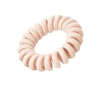 Elastici for Capelli Stile Cavo Telefonico Unici E Strutturati Da 10 Pezzi, Elastici, Senza Tracce Ed Eleganti(Beige)