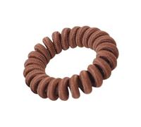 Elastici for Capelli Stile Cavo Telefonico Unici E Strutturati Da 10 Pezzi, Elastici, Senza Tracce Ed Eleganti(Light coffee)