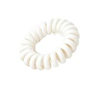 Elastici for Capelli Stile Cavo Telefonico Unici E Strutturati Da 10 Pezzi, Elastici, Senza Tracce Ed Eleganti(Light beige)