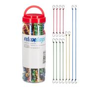 Elastici ganci colorati corde universali nylon 12 pz. elastici colorati