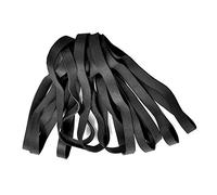 Elastici grandi in gomma 35 pezzi Nero extra large Elastici di gomma elastici per forniture da ufficio, pattumiere, cartelle, lettiera per gatti, ufficio, casa, scuola, banca, forti e durevoli