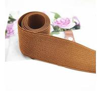 Elastici in nylon da 50 mm, motivo a mais multicolore, per cintura, fai da te, cucito, accessori per vestiti, 1 metro, marrone